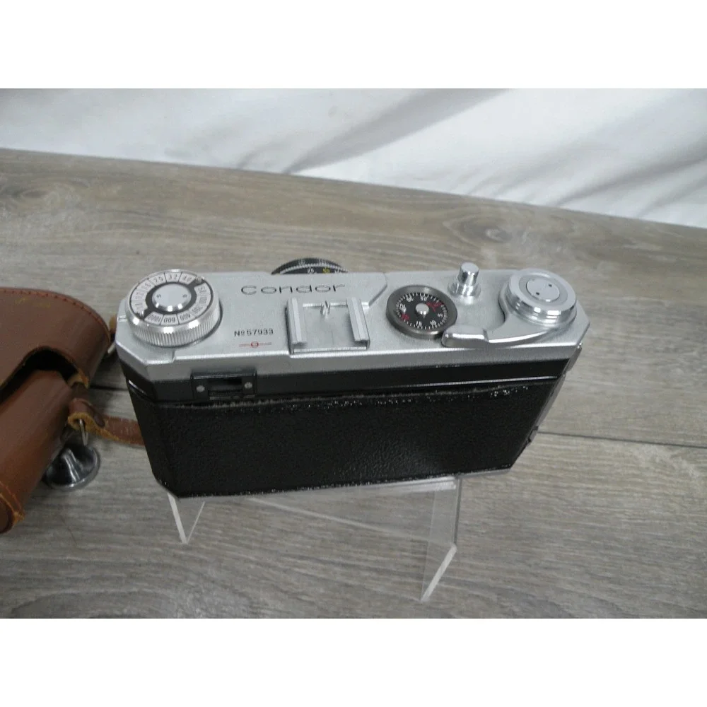Vintage Condor Rangefinder Film Camera Sanyo Kogaku Kikai Co. Ltd. Japan w/ Case